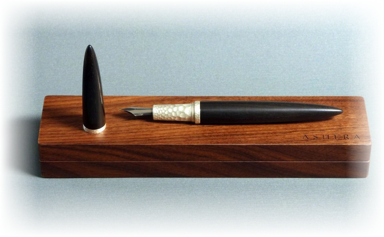 The Aeon Moon, with its walnut case