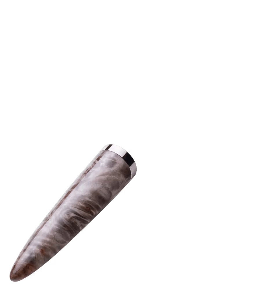 Ashera Dark Buckley Burl Pen Cap image.